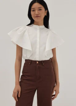 Fiora Flutter Sleeve Shirt