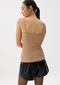 Fitted Jersey Camisole Top