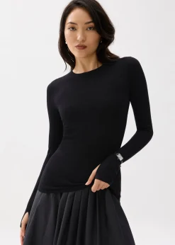 Fitted Long Knit Sweater