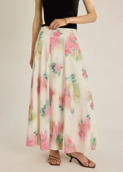 Flare Skirt in Summer Haze