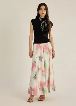 Flare Skirt in Summer Haze