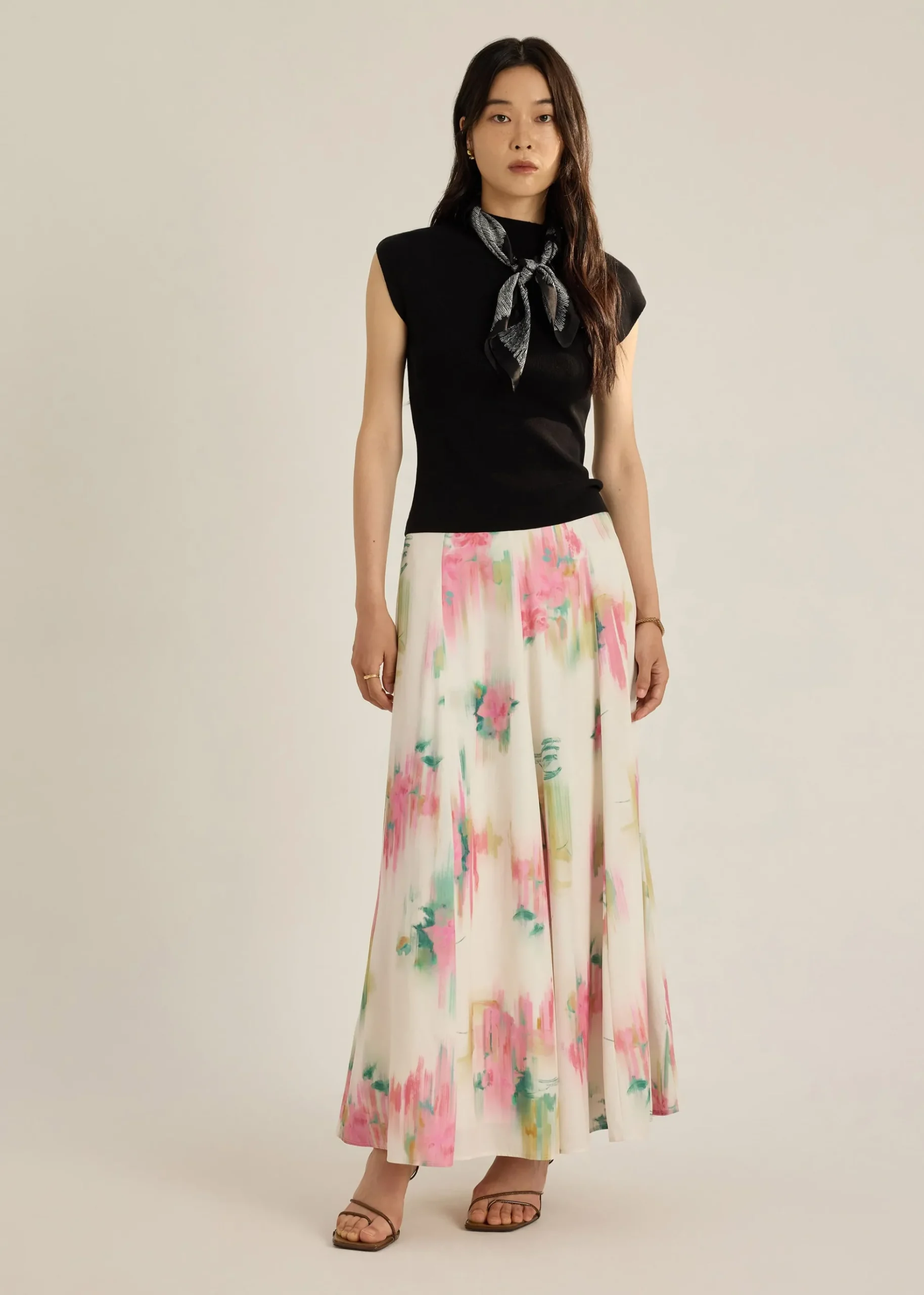 Flare Skirt in Summer Haze
