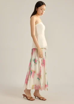 Flare Skirt in Summer Haze