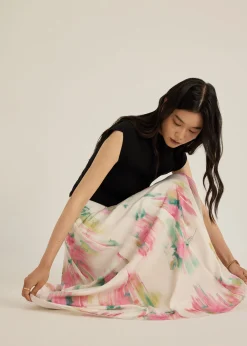Flare Skirt in Summer Haze