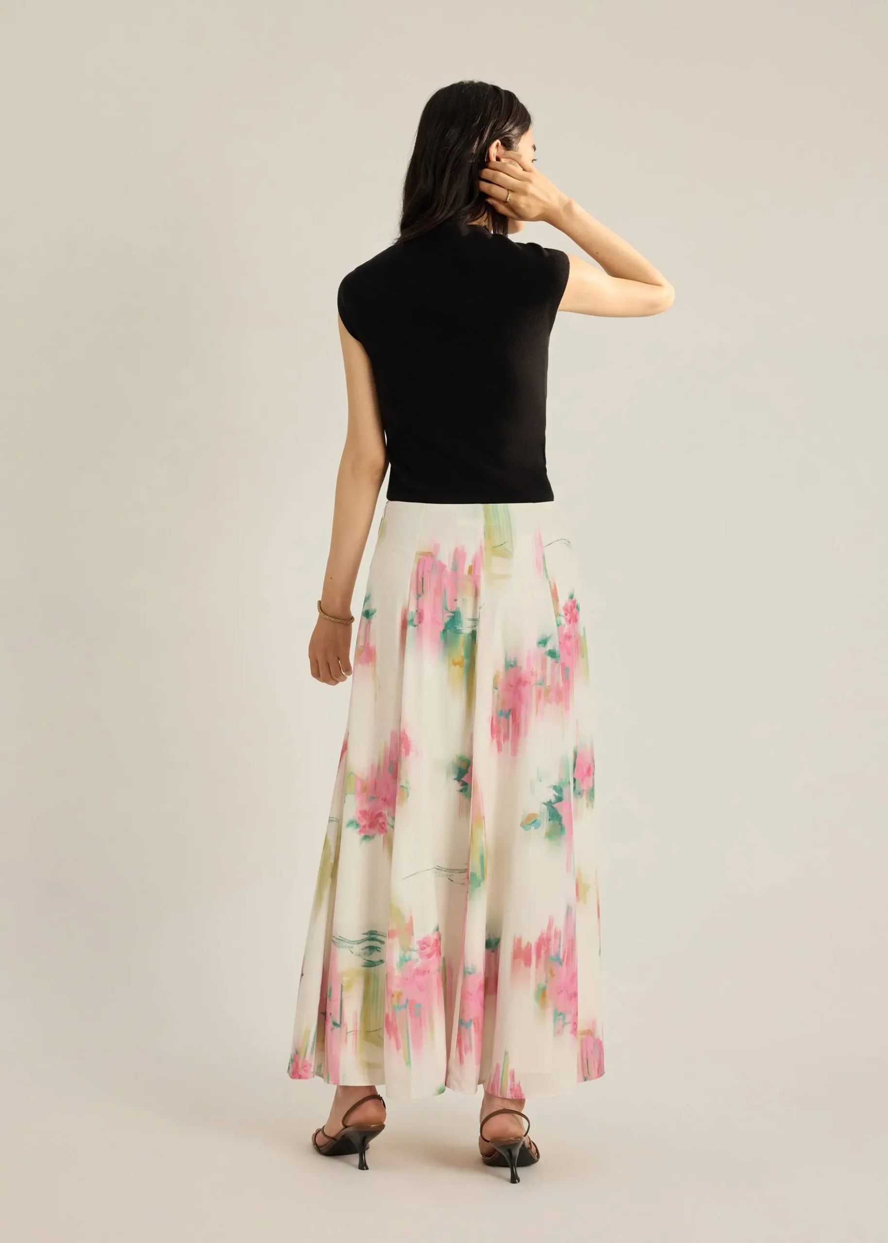 Flare Skirt in Summer Haze