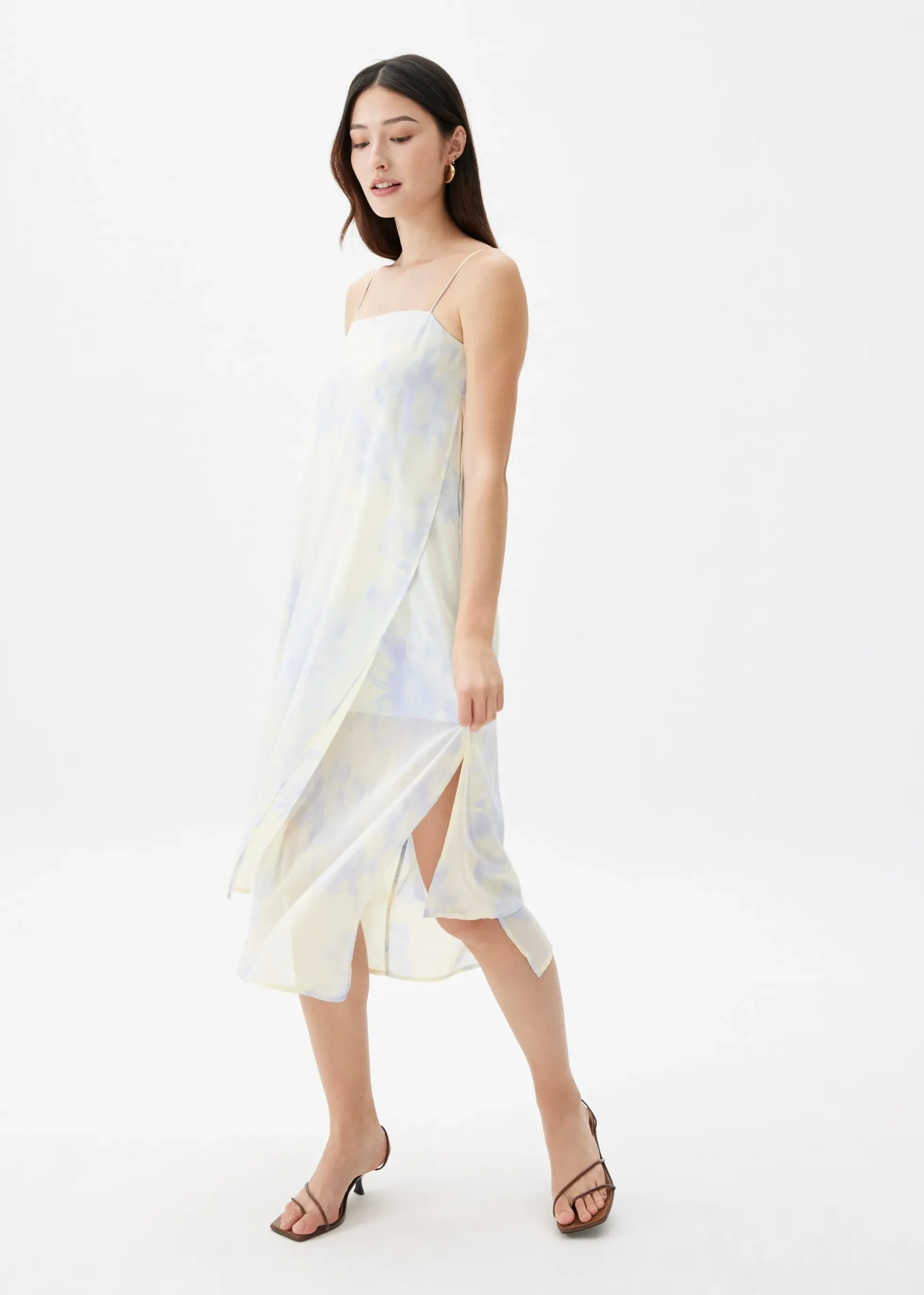 Floral Camisole Midaxi Dress