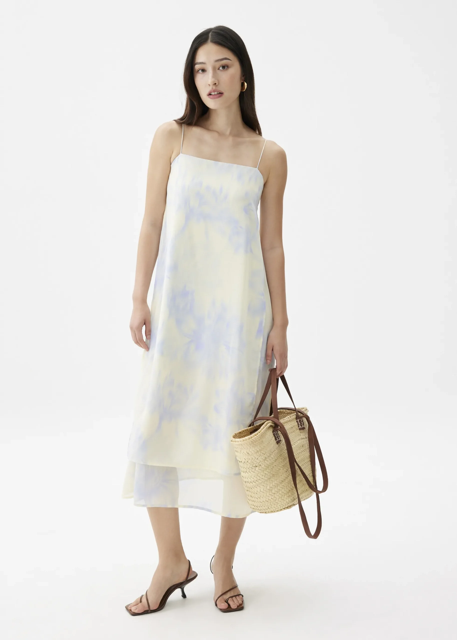 Floral Camisole Midaxi Dress