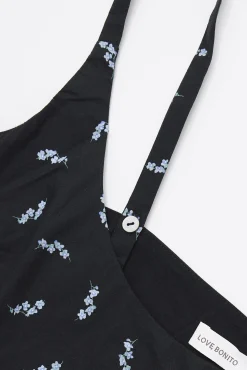 Floral Cotton Fit & Flare Midaxi Dress