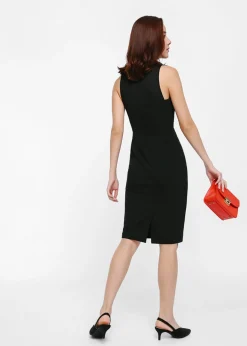 Fodenna Pleat Panel Dress