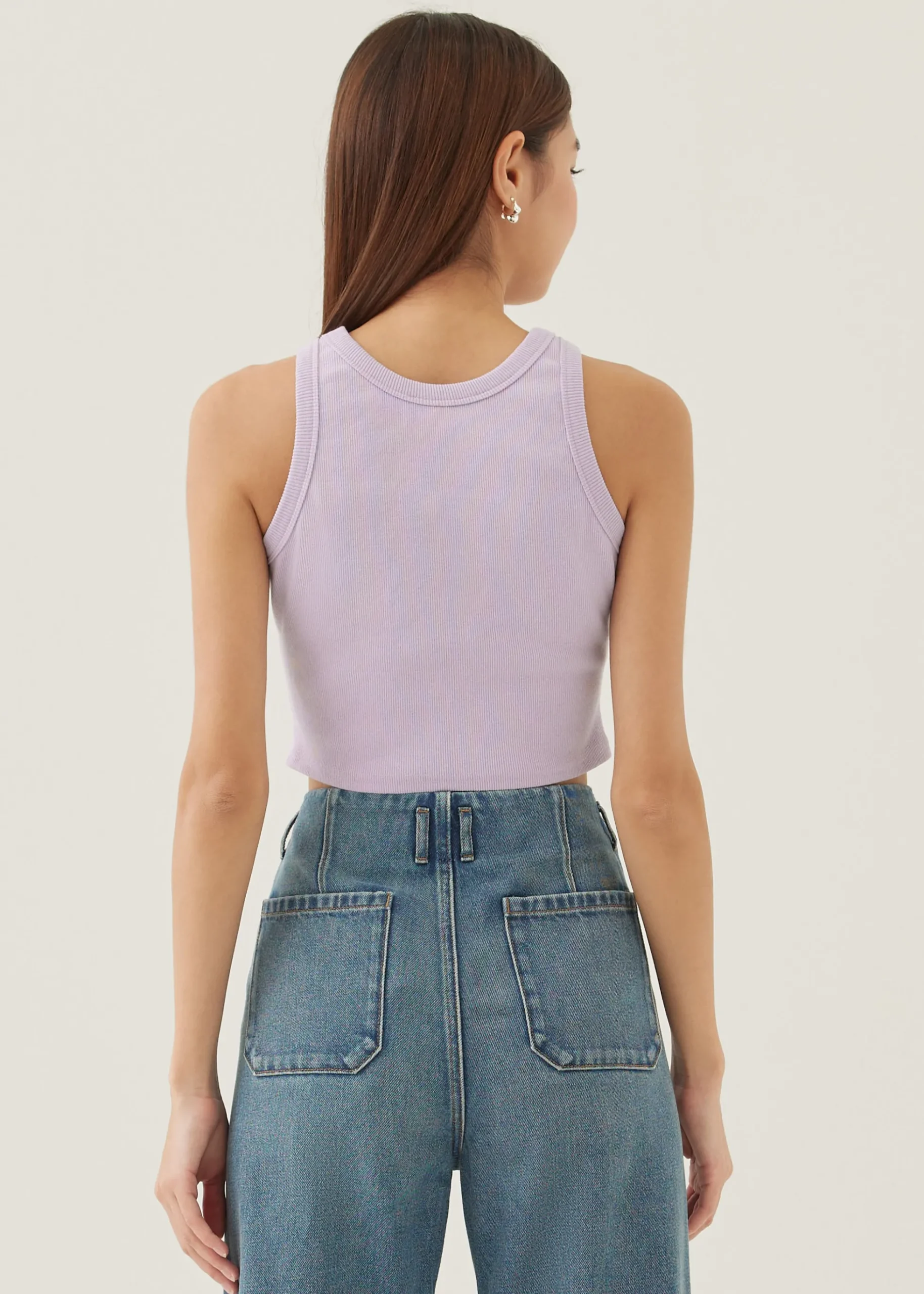 Fran Jersey Crop Tank Top