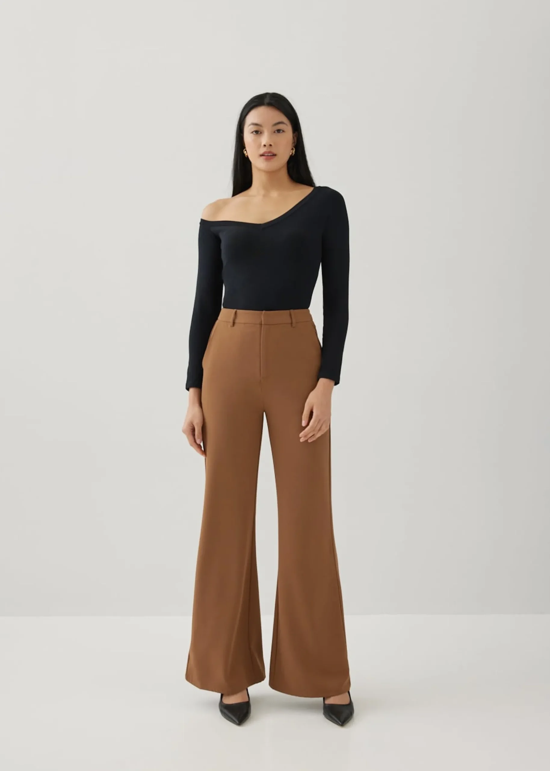 Frannie Asymmetric Knit Top