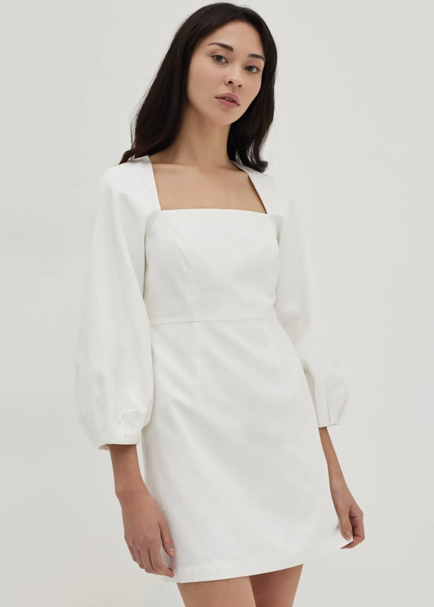 Gabbie Puff Sleeve Mini Dress