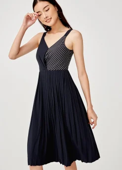 Gemma Pleated Midi Dress