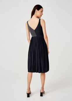 Gemma Pleated Midi Dress