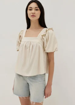 Gisella Cotton Frill Top