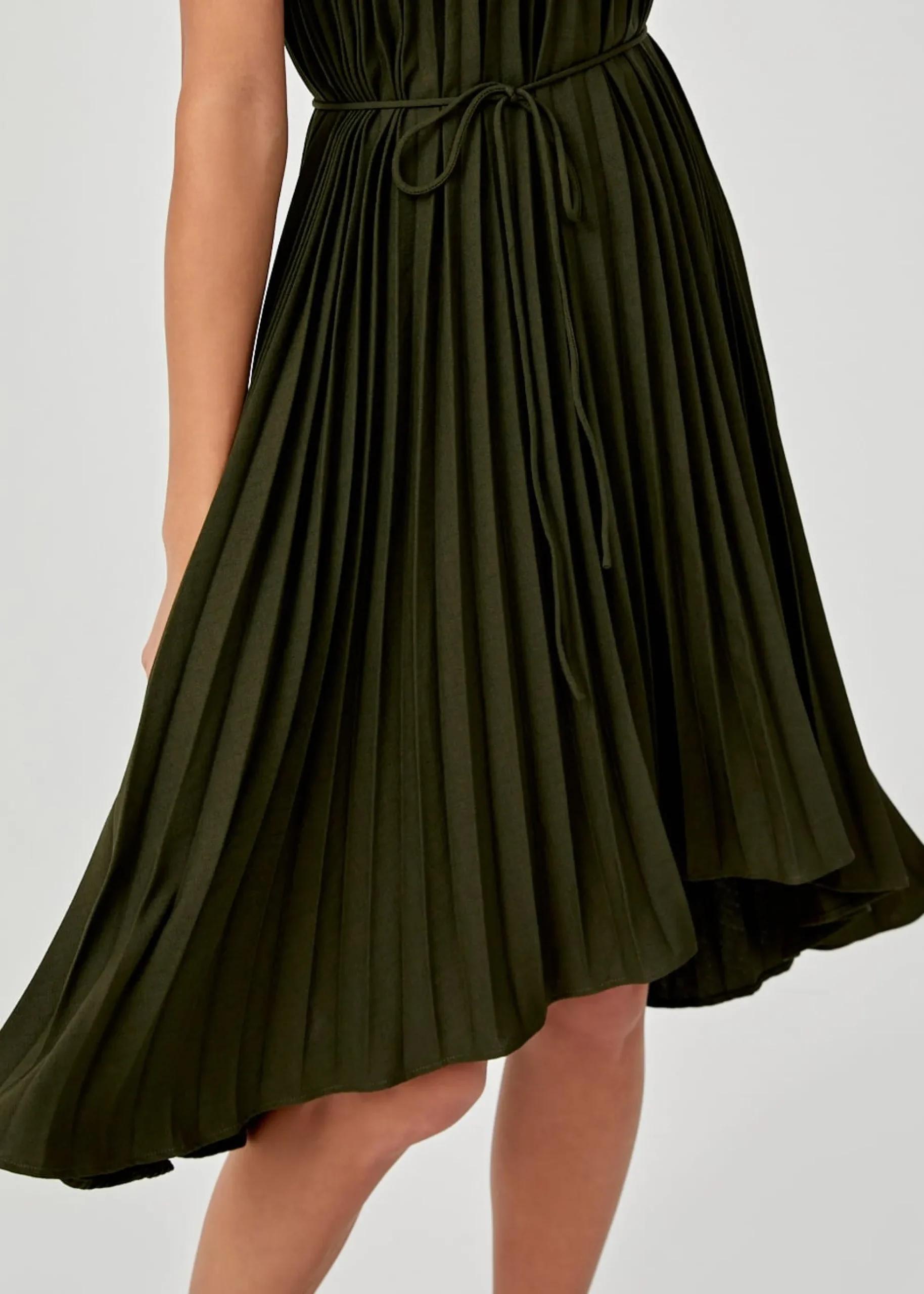 Giulia Sunray Pleated Camisole Dress