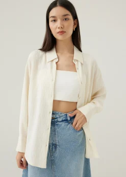 Goldie Textured Collared Shirt