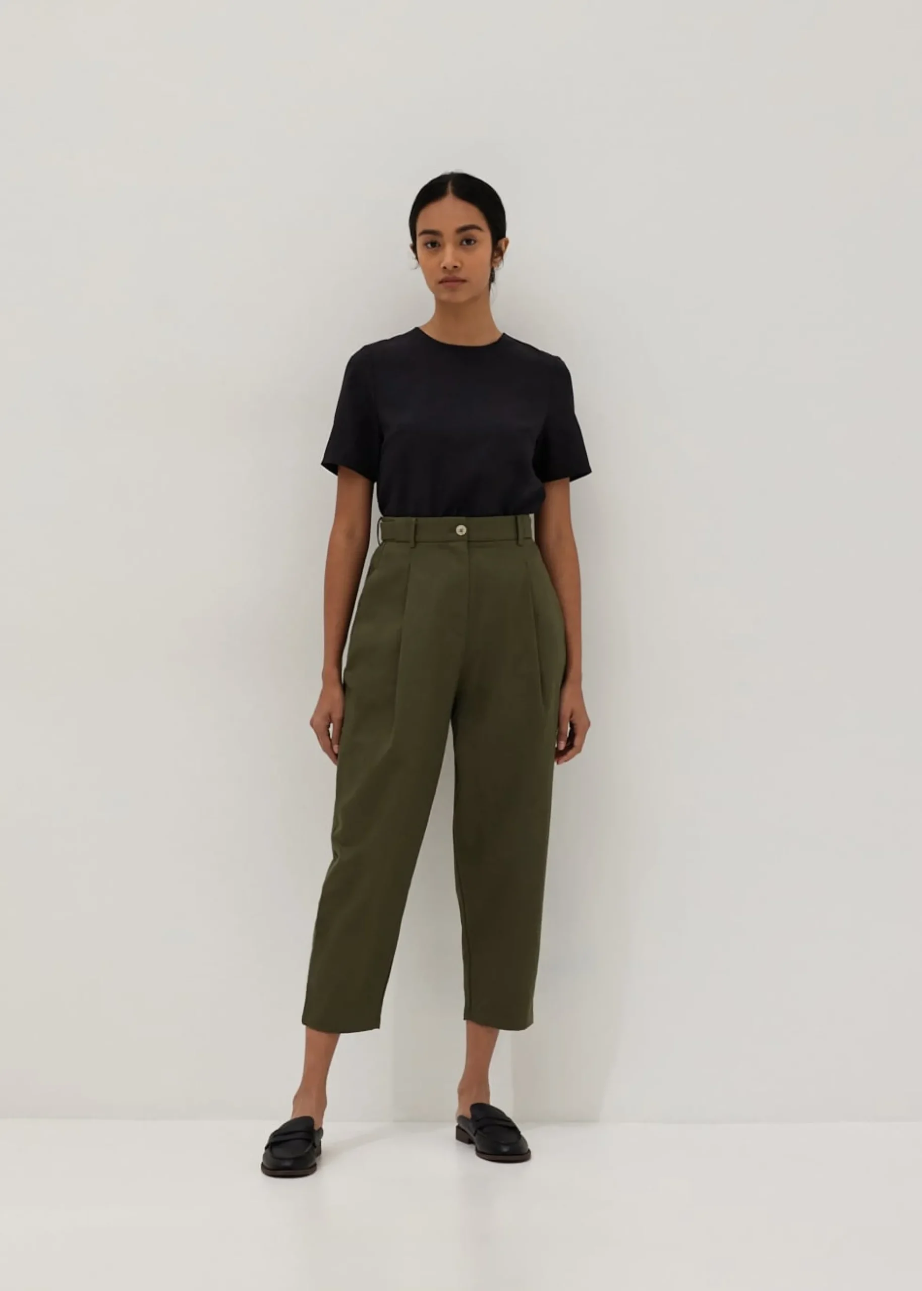 Grace Open Back Pleat Blouse