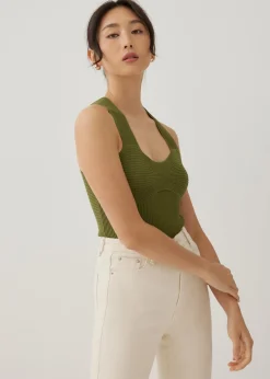 Gretna Ribbed Knit Tank