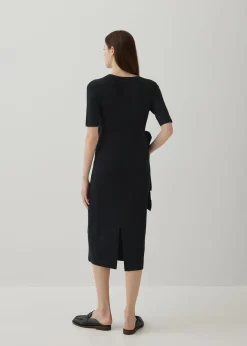 Gwyne Maternity Nursing Knit Wrap Dress