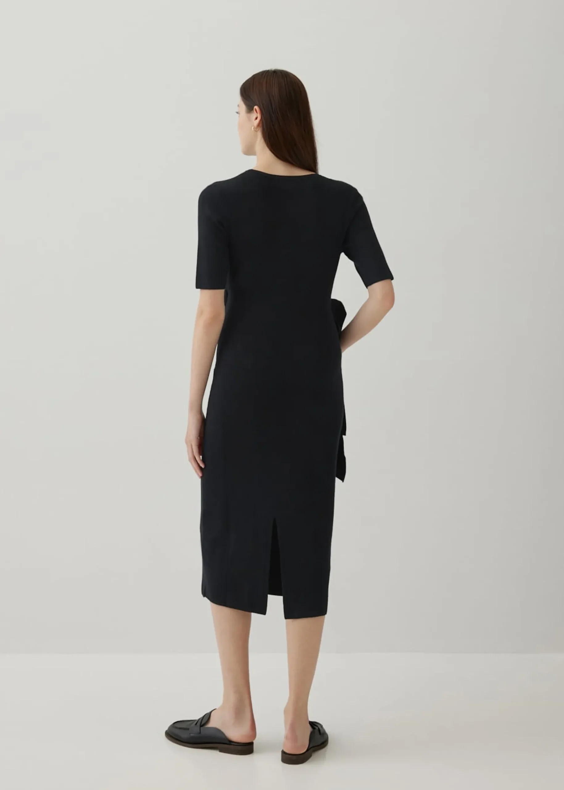 Gwyne Maternity Nursing Knit Wrap Dress