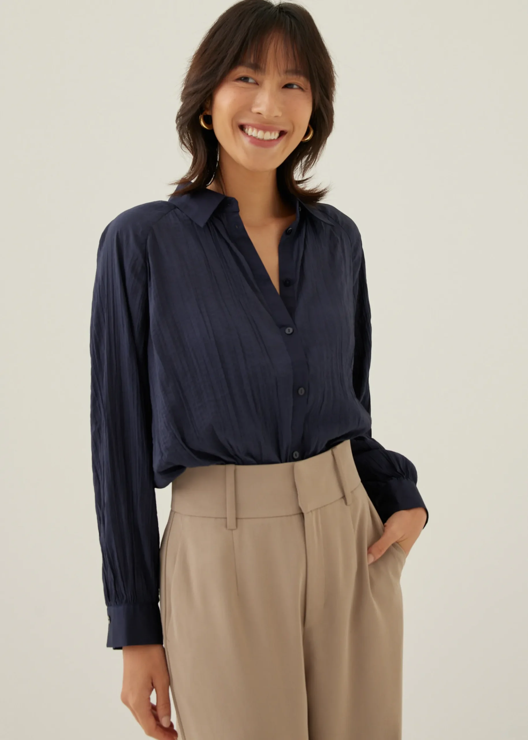 Halsey Textured Relaxed Shirt