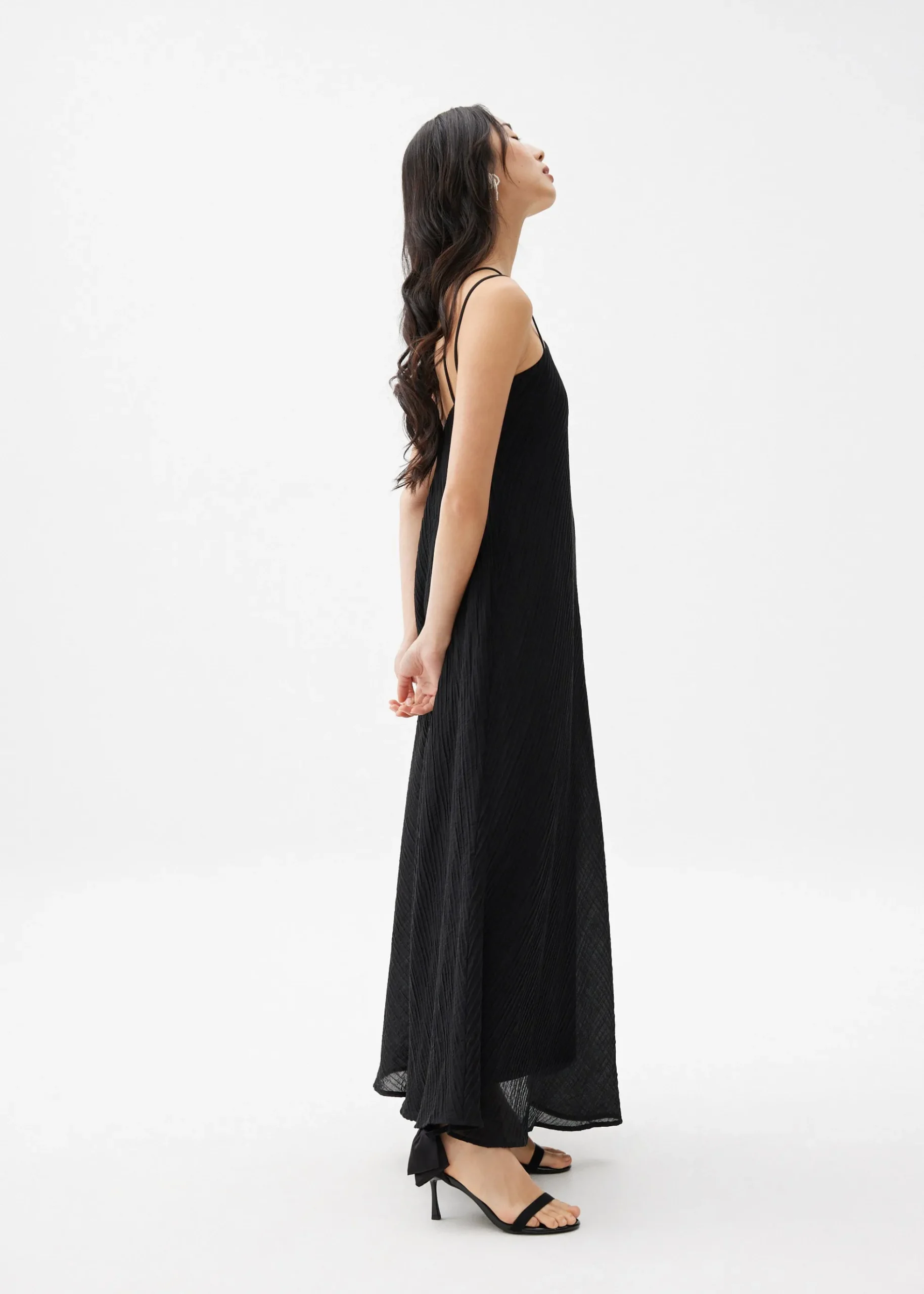 Halter Trapeze Maxi Dress