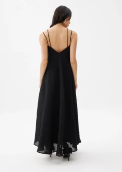 Halter Trapeze Maxi Dress