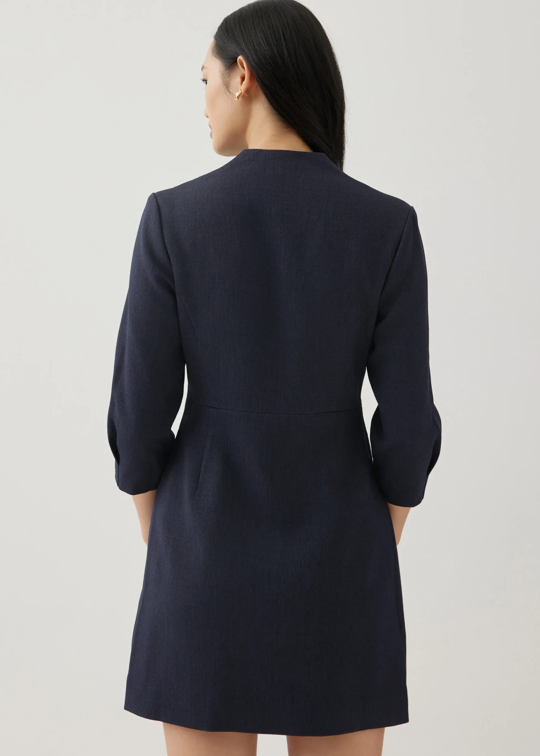 Hani Tailored A-line Wrap Mini Dress