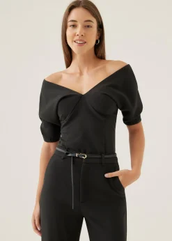 Hannie Fitted Off Shoulder Blouse