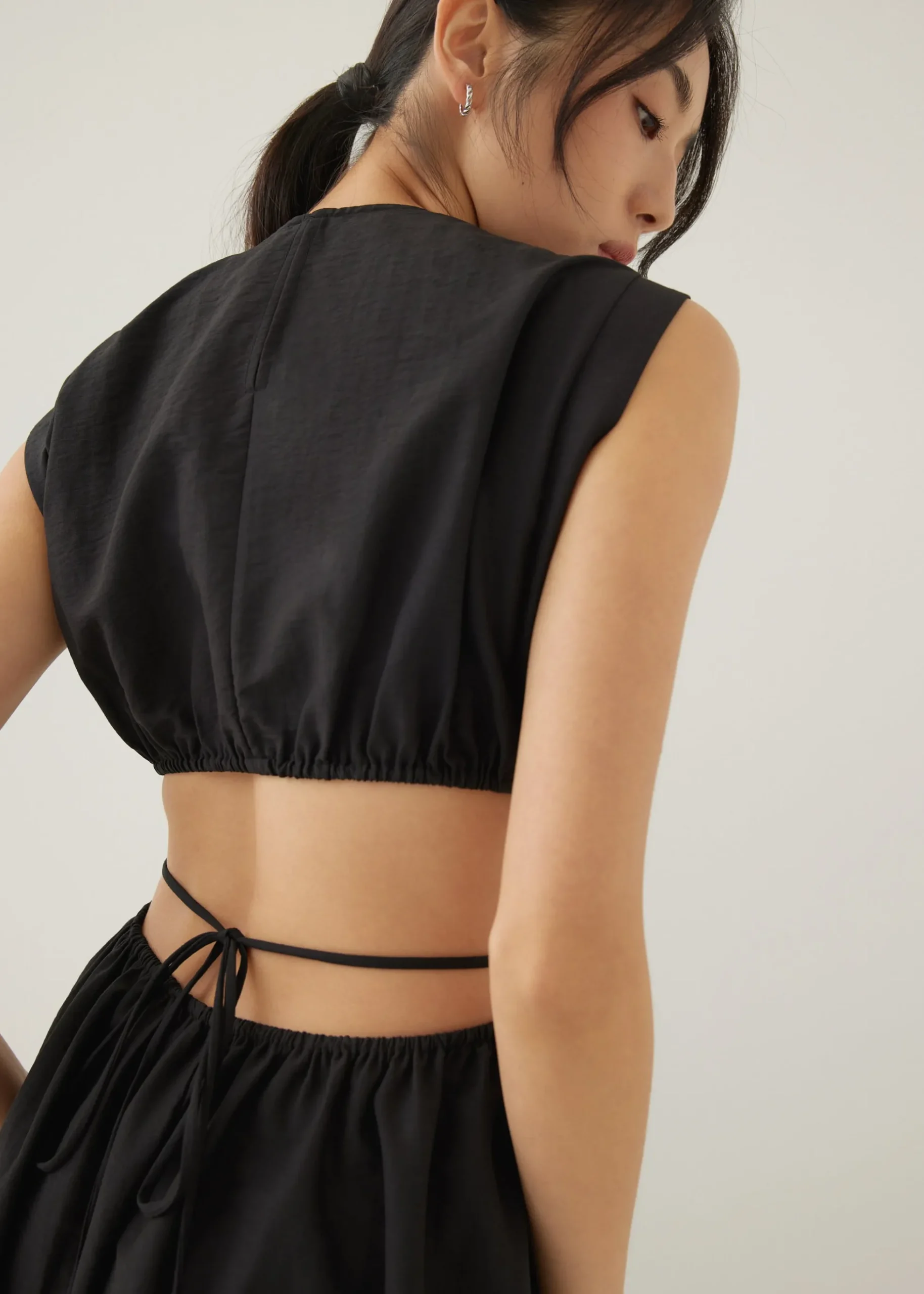 Harleen Elastic Fit & Flare Midi Dress