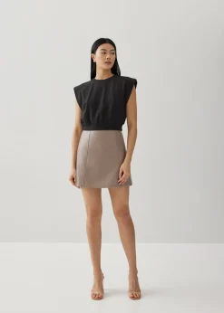 Harlene Elasticated Crop T-shirt