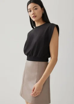 Harlene Elasticated Crop T-shirt