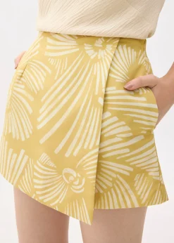High Waist A-line Skorts in Kekana