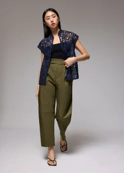 High Waist Barrel Pants