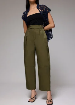 High Waist Barrel Pants