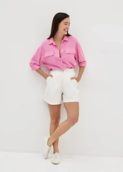 Hilson Linen Oversized Shirt