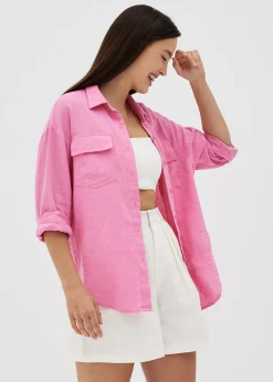 Hilson Linen Oversized Shirt