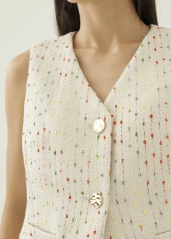 Hollie Tweed Tailored Vest