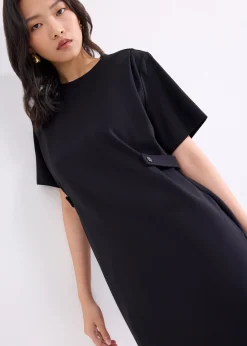 Hyacinth Round Neck A-line Mini Dress