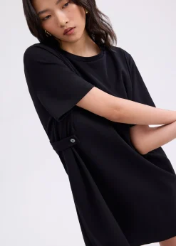 Hyacinth Round Neck A-line Mini Dress