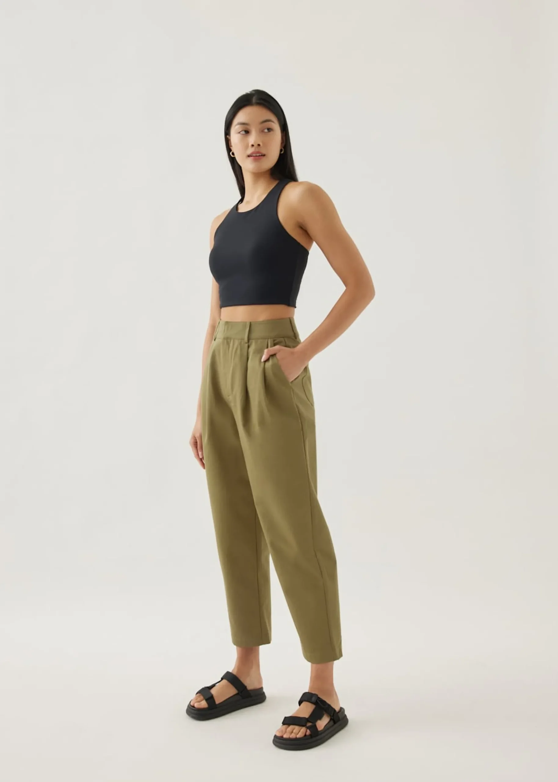 Irene Jersey Cross Back Tank
