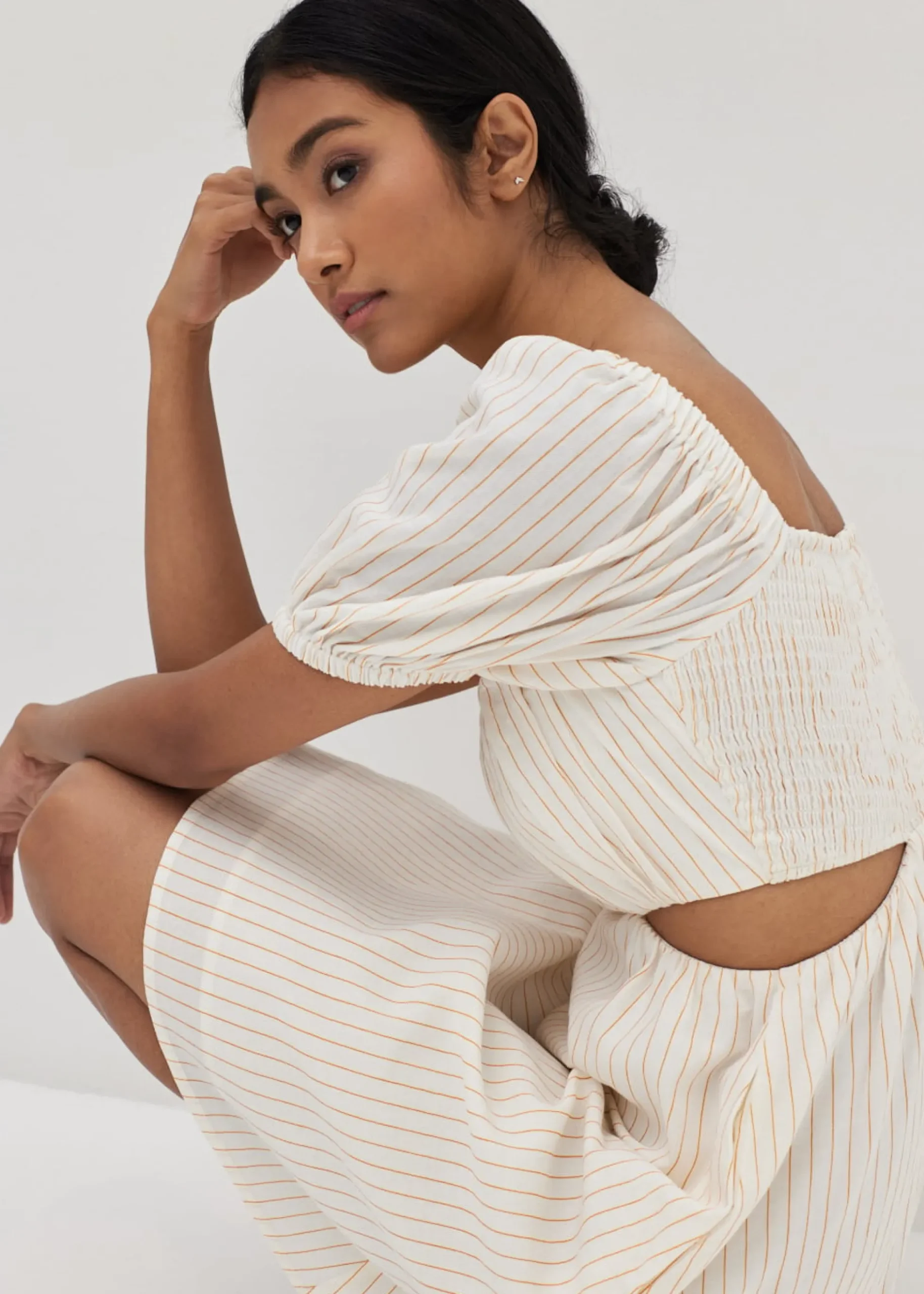 Isabelli Padded Elastic Waist Dress