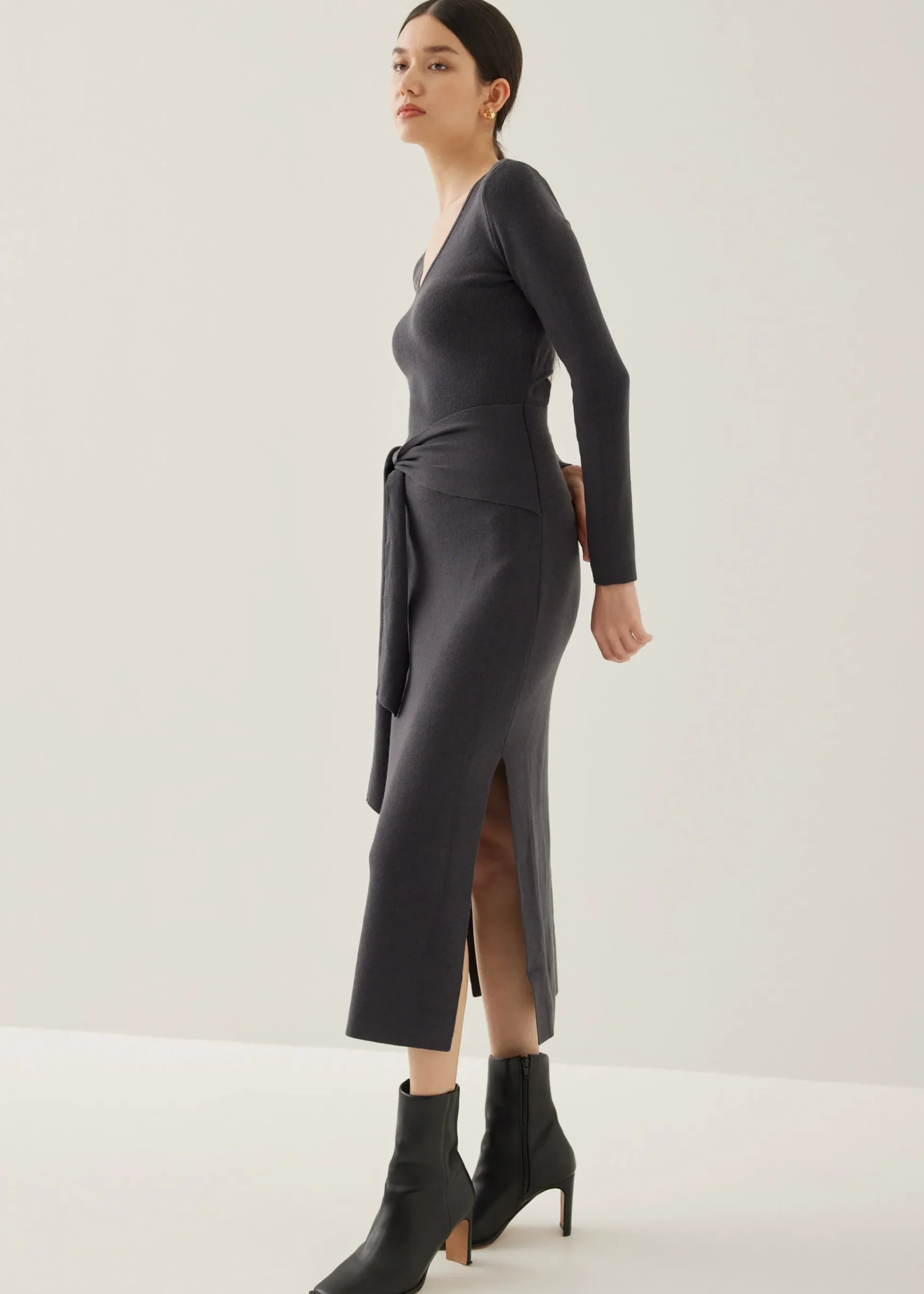 Issie Knit Column Midi Dress