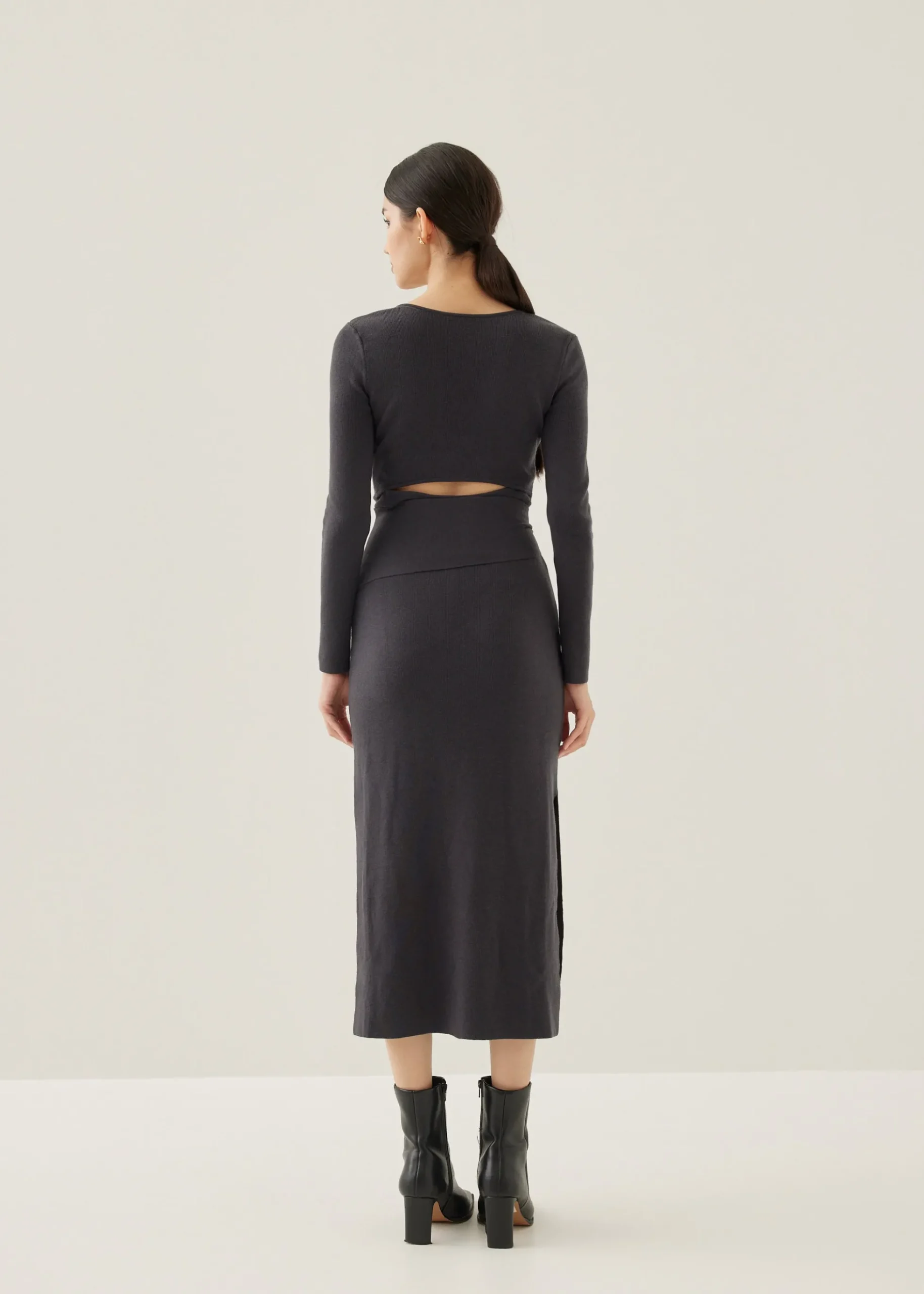 Issie Knit Column Midi Dress
