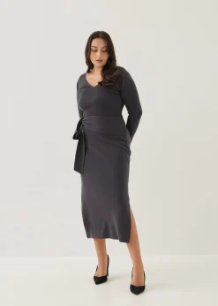 Issie Knit Column Midi Dress
