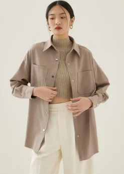 Ivara Oversized Collared Shirt