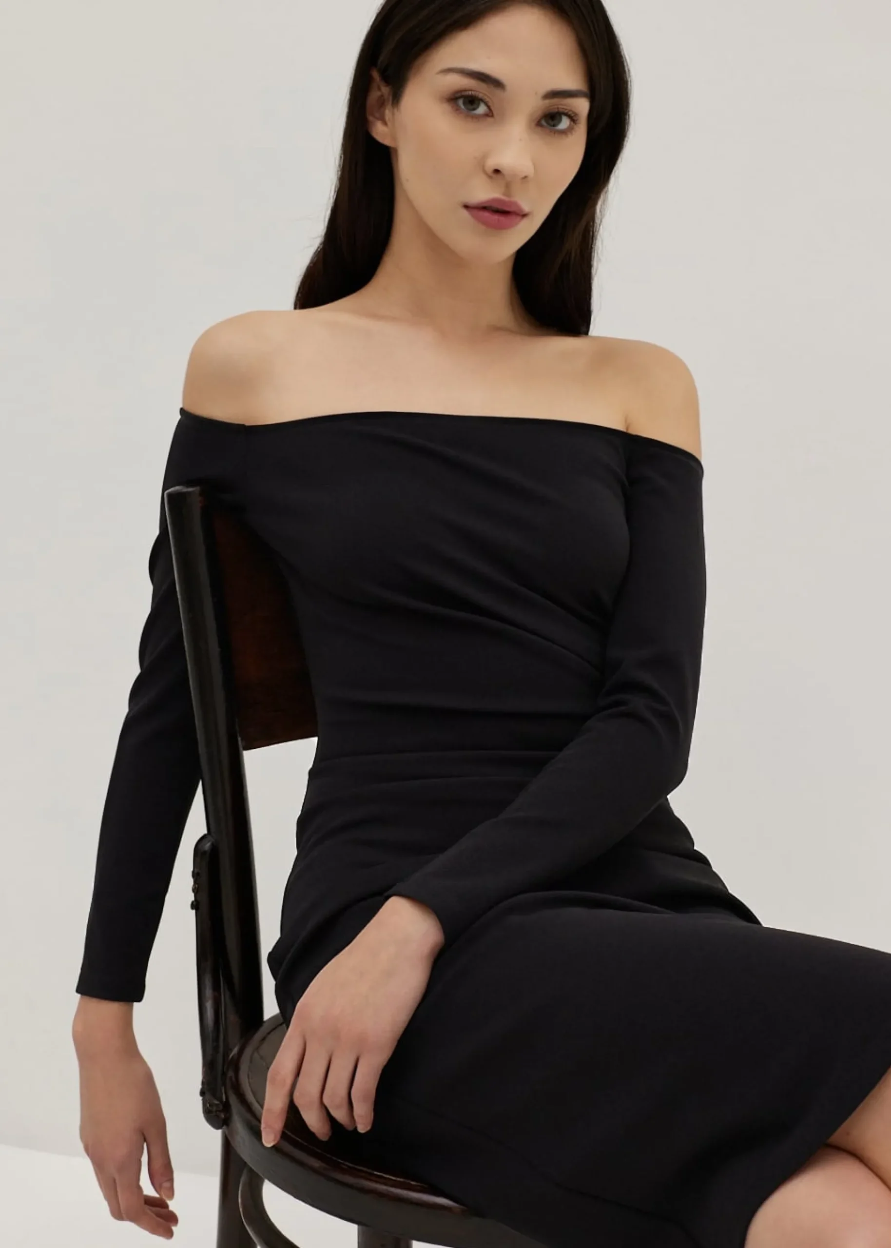 Jacqueline Off Shoulder Bodycon Dress
