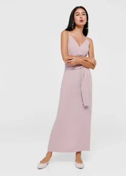 Jada Tie Front Maxi Dress