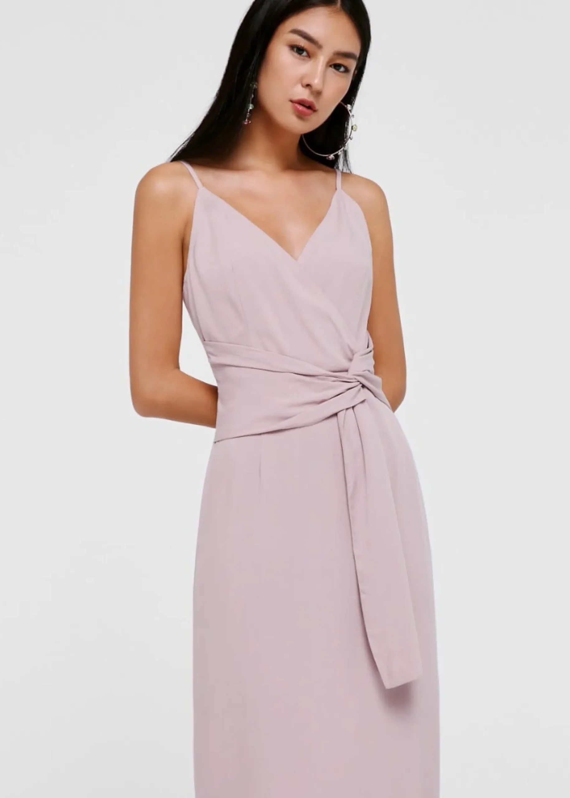 Jada Tie Front Maxi Dress